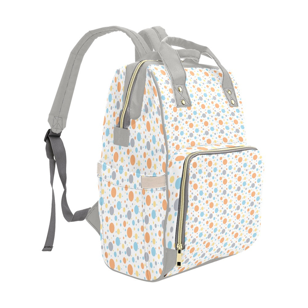 Carry All Diaper Bag-Neutral Blues