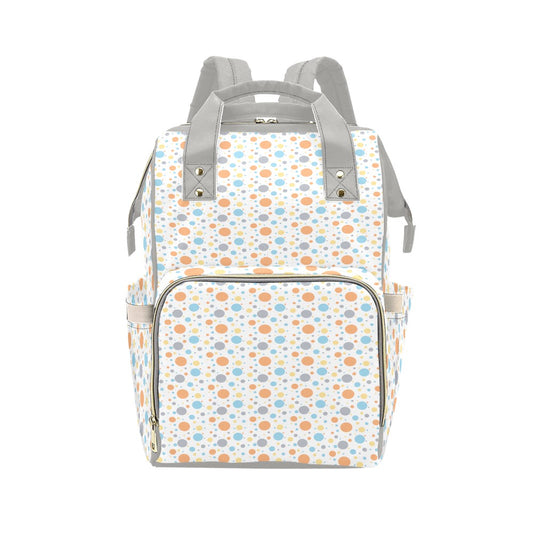 Carry All Diaper Bag-Neutral Blues