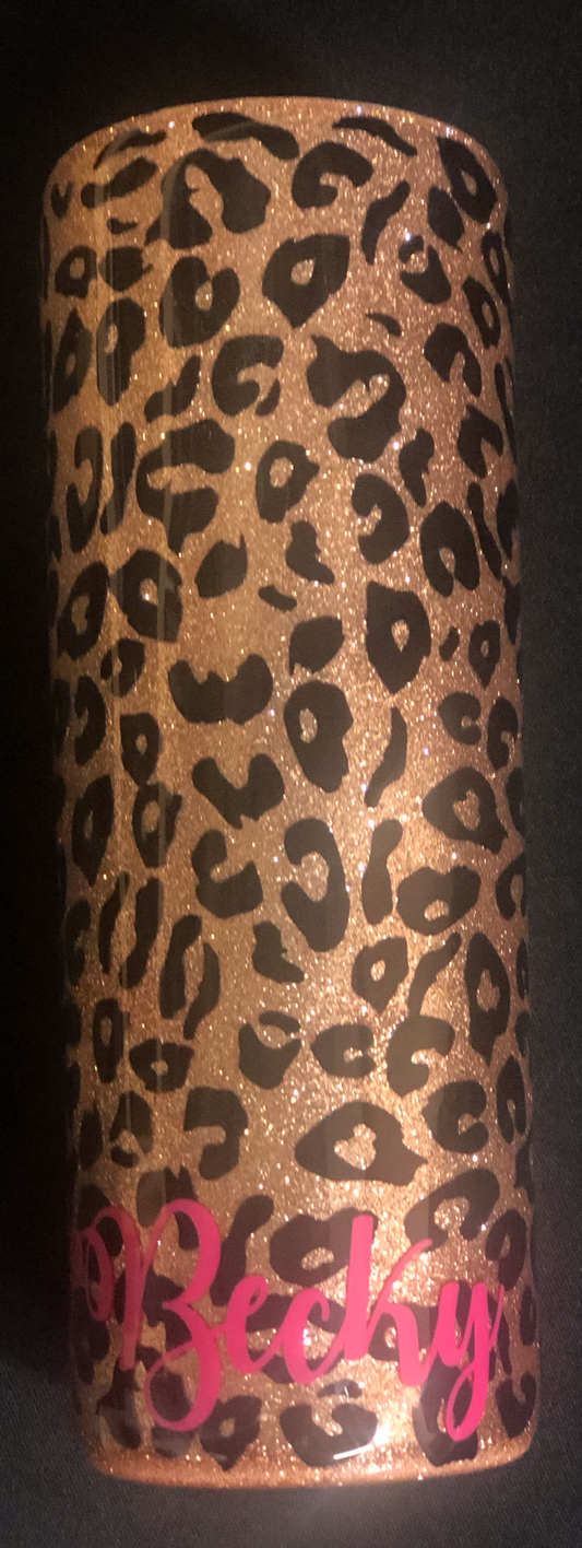 Traditional Animal Print Tumbler