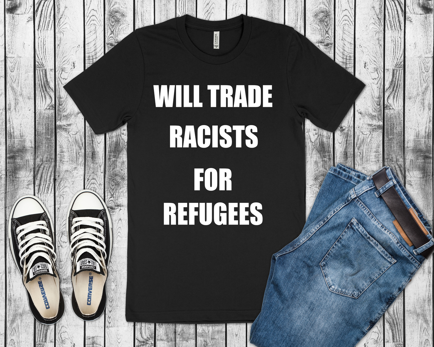 Racists for Refugees Tee