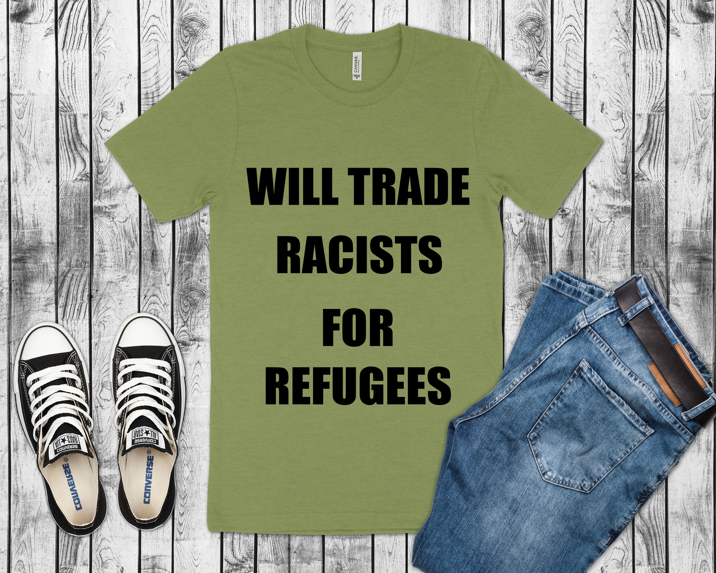 Racists for Refugees Tee