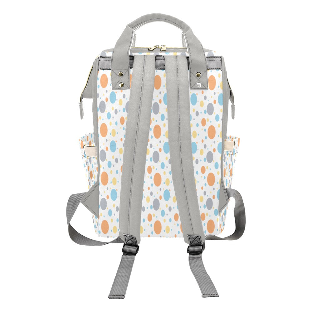 Carry All Diaper Bag-Neutral Blues